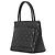 Borsa Tote Chanel in pelle di vitello martellata nera - vista 2