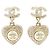 Orecchini Chanel cuore strass