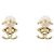 Chanel Double Coco Mark Metall-Ohrringe - Ansicht 3
