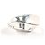 GUCCI Silberring - Diagonale ineinandergreifende G - Ansicht 4