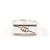Bague à bande GUCCI Diagonal Interlocking G
