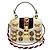 Sac à main Gucci Sylvie Cuir Toile Bleu Marine Rouge Blanc