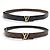 LOUIS VUITTON ICONIC REVERSIBLE T75 GÜRTEL AUS DAMIER CANVAS LV SCHNALLE