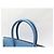 Hermès BORSA A MANO HERMES BIRKIN 35 NUOVA PELLE TAURILLON CLEMENCE BLU & TWILLY - vista 31