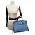 Hermès BORSA A MANO HERMES BIRKIN 35 NUOVA PELLE TAURILLON CLEMENCE BLU & TWILLY - vista 7