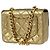 Charm per borsa Chanel Vintage Flap in pelle d'agnello matelassé Micro - vista 2