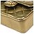 Charm per borsa Chanel Vintage Flap in pelle d'agnello matelassé Micro - vista 6