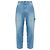 Dolce & Gabbana Over Jeans Blau Baumwolle