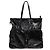 Saco shopper de couro preto Dolce & Gabbana