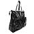Saco shopper de couro preto Dolce & Gabbana - vista 3