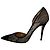 Décolleté Aquazzura in camoscio nero con mesh, pizzo e decorazioni - vista 8