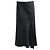 Falda midi asimétrica The Row en acetato negro