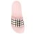 Burberry Gummischlappen rosa Check-Muster - Ansicht 5