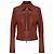 Dolce & Gabbana Brown Leather Jacket