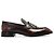 Mocassins Edge Loewe en cuir marron