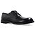 Scarpe Derby in pelle nera Dolce & Gabbana - vista 3