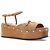 Sandali con plateau Jimmy Choo beige in pelle - vista 3