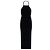 Vestido midi Tablier Jacquemus azul