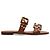 Dolce & Gabbana Leather slides with shimmering embellishments