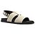 Sandali beige con logo Dolce & Gabbana - vista 3