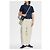 Polo Burberry Eddie Blu in Cotone Piqué - vista 2