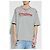 T-shirt Logo Dolce & Gabbana in cotone grigio oversize - vista 2
