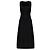 Vestido Jacquemus Tablier preto de linho