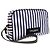 Sac Dolce & Gabbana en coton bleu à rayures avec écusson logo - vue 3