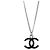 Chanel CC Anhänger aus Metall mit Emaille - Ansicht 2