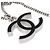 Chanel CC Anhänger aus Metall mit Emaille - Ansicht 3