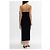 Vestido midi Tablier Jacquemus azul - vista 3