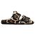 Dolce & Gabbana Leo ciabatte stampa leopardata pelle marrone