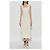 Jacquemus Tablier Kleid aus Leinen creme - Ansicht 2