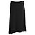 Edge Céline Falda midi Celine con abertura lateral en viscosa negra