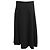 Edge Céline Falda midi Celine con abertura lateral en viscosa negra - vista 3