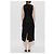 Jacquemus Tablier Kleid schwarz Leinen - Ansicht 3
