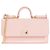 Clutch Dolce & Gabbana in pelle saffiano rosa