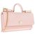 Clutch Dolce & Gabbana in pelle saffiano rosa - vista 3