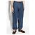Jeans in cotone blu con pieghe Dolce & Gabbana - vista 2