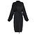 Everyday Balenciaga Monogramm-Kleid aus Viskose Schwarz