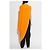 Tom Ford Asymmetrisches Viskose Top Orange - Ansicht 3