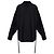 Camisa Balenciaga oversized de algodão preta
