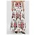 Dolce & Gabbana Rock mit Blumenprint aus weißer Baumwolle - Ansicht 2