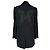 Zadig & Voltaire Single-breasted Blazer in Black Acetate - view 3