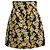 Dolce & Gabbana Floral-Jacquard Mini Skirt in Multicolor Polyester