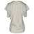 T-shirt Chloé a maniche corte con girocollo a volant in cotone bianco avorio - vista 3