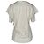 T-shirt Chloé a maniche corte con girocollo a volant in cotone bianco avorio - vista 4