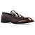 Mocasines Loewe Edge de piel marrón - vista 3