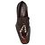 Mocasines Loewe Edge de piel marrón - vista 5
