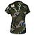 Valentino Garavani T-shirt Valentino Camubutterfly in cotone multicolore - vista 3